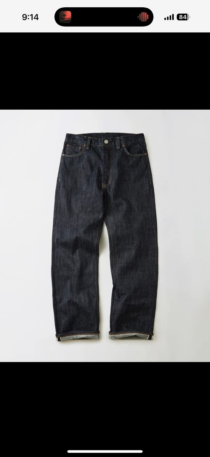 아웃스탠딩 셀비지 데님 셋업 상품이미지4