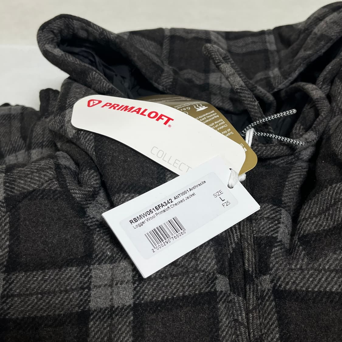 [L]로아 하이킹 25fw 체크 울 후드 자켓 상품이미지4