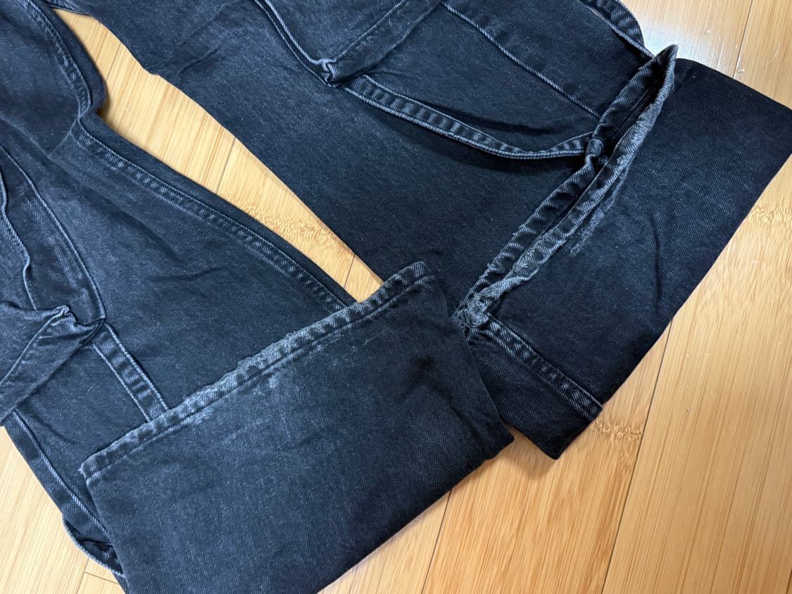 자라바지자라팬츠흑청바지흑청팬츠부츠컷바지부츠컷팬츠자라데님 상품이미지5