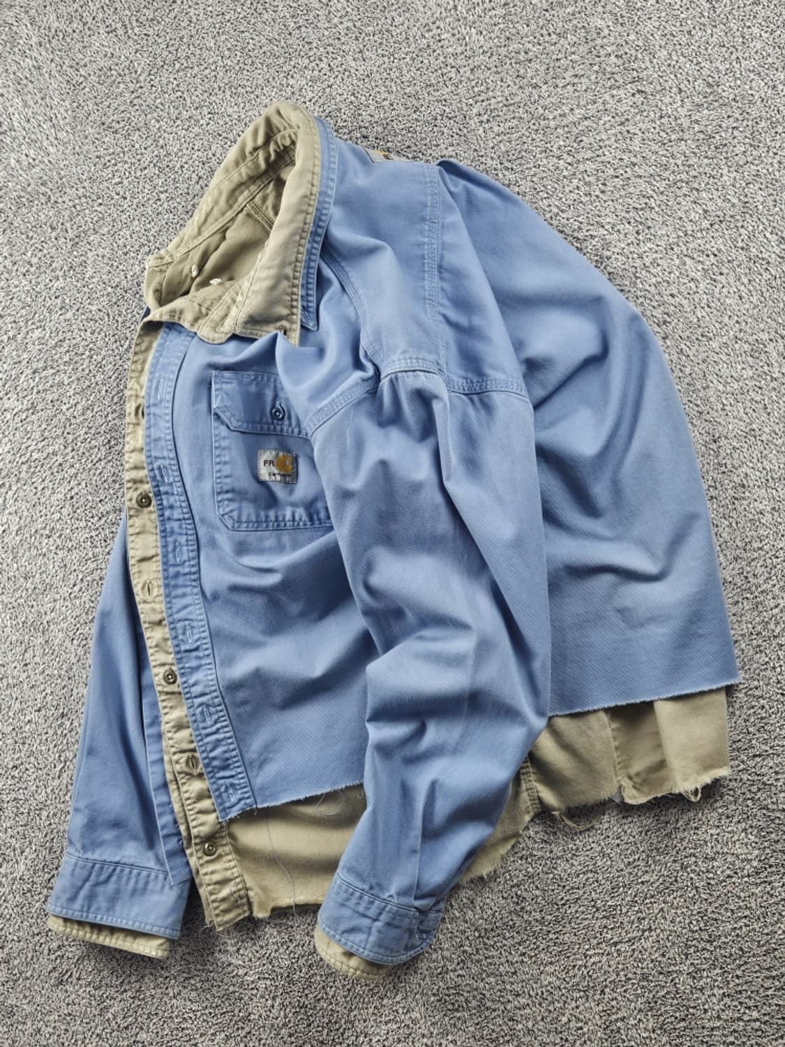 FR칼하트 레이어드 리워크 커스텀 워크 셔츠 ( XL ) / 10644 상품이미지3