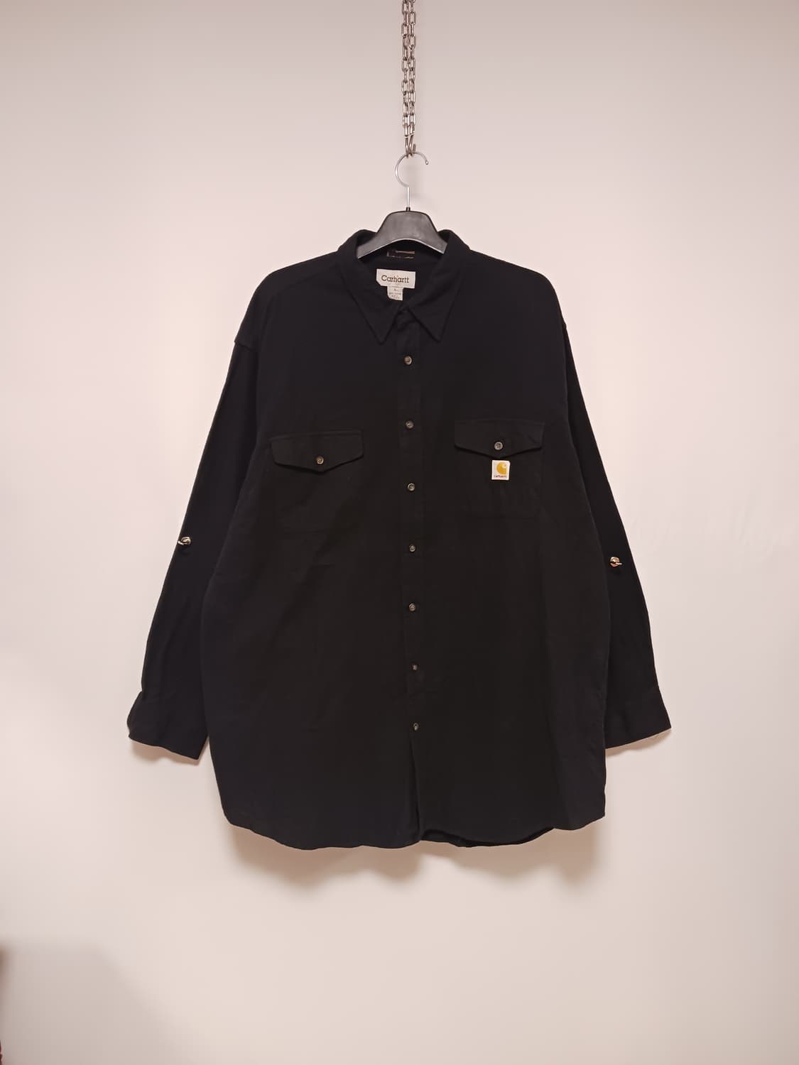 칼하트 블랙 워크셔츠 상품이미지1