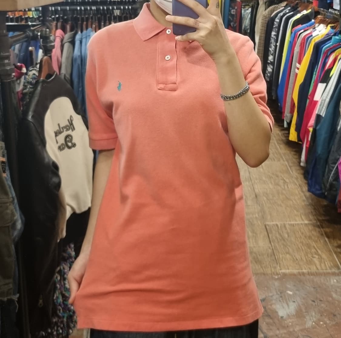 [Hi] 폴로 반팔 카라티 핑크 상품이미지1