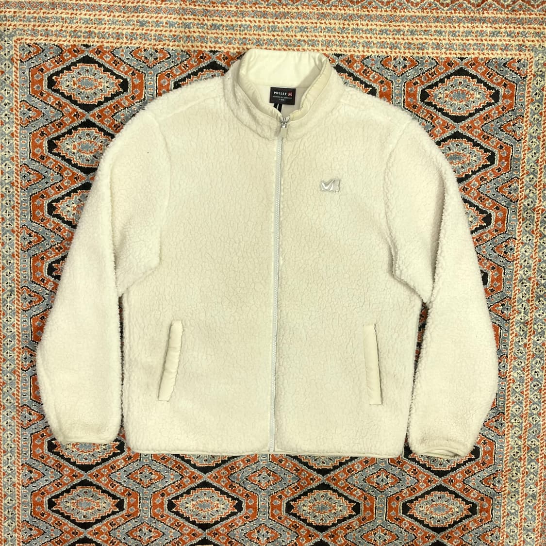 밀레 아이보리 플리스 집업 자켓 남성105 상품이미지1