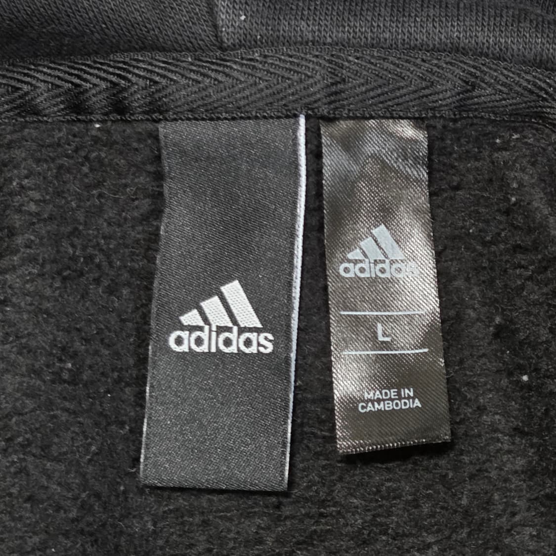 Adidas 아디다스 에센셜 프렌치 테리 후드 티셔츠  상품이미지3