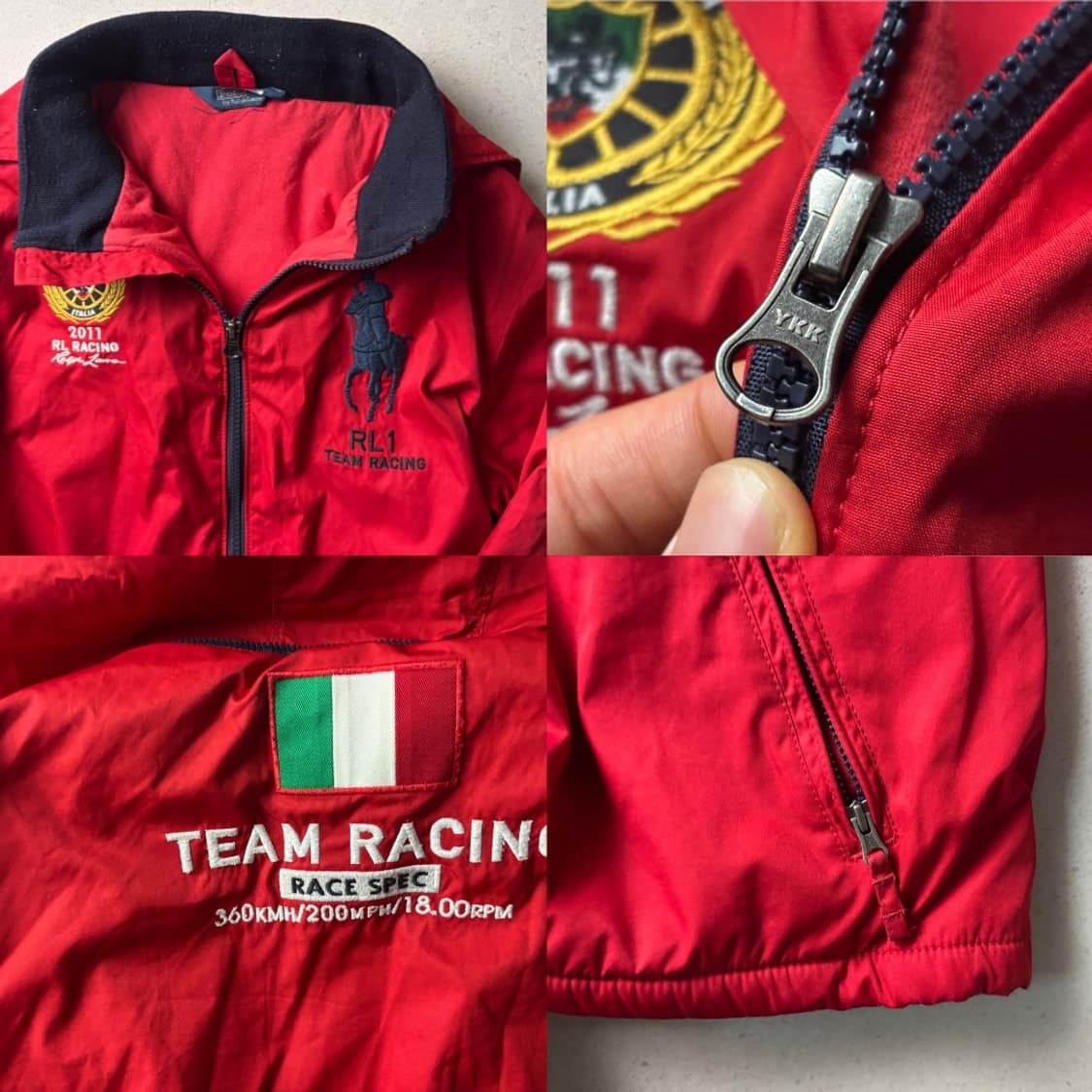 폴로 빅포니 레이싱 자켓 후드 상품이미지2