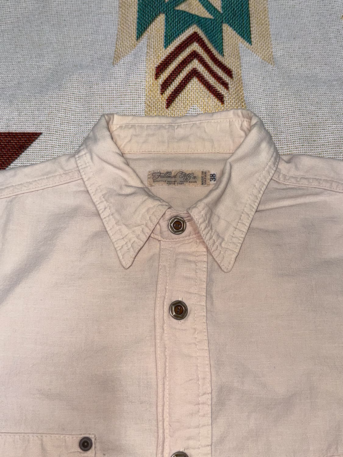 풀카운트 워커스 샴브레이 셔츠 38 상품이미지3