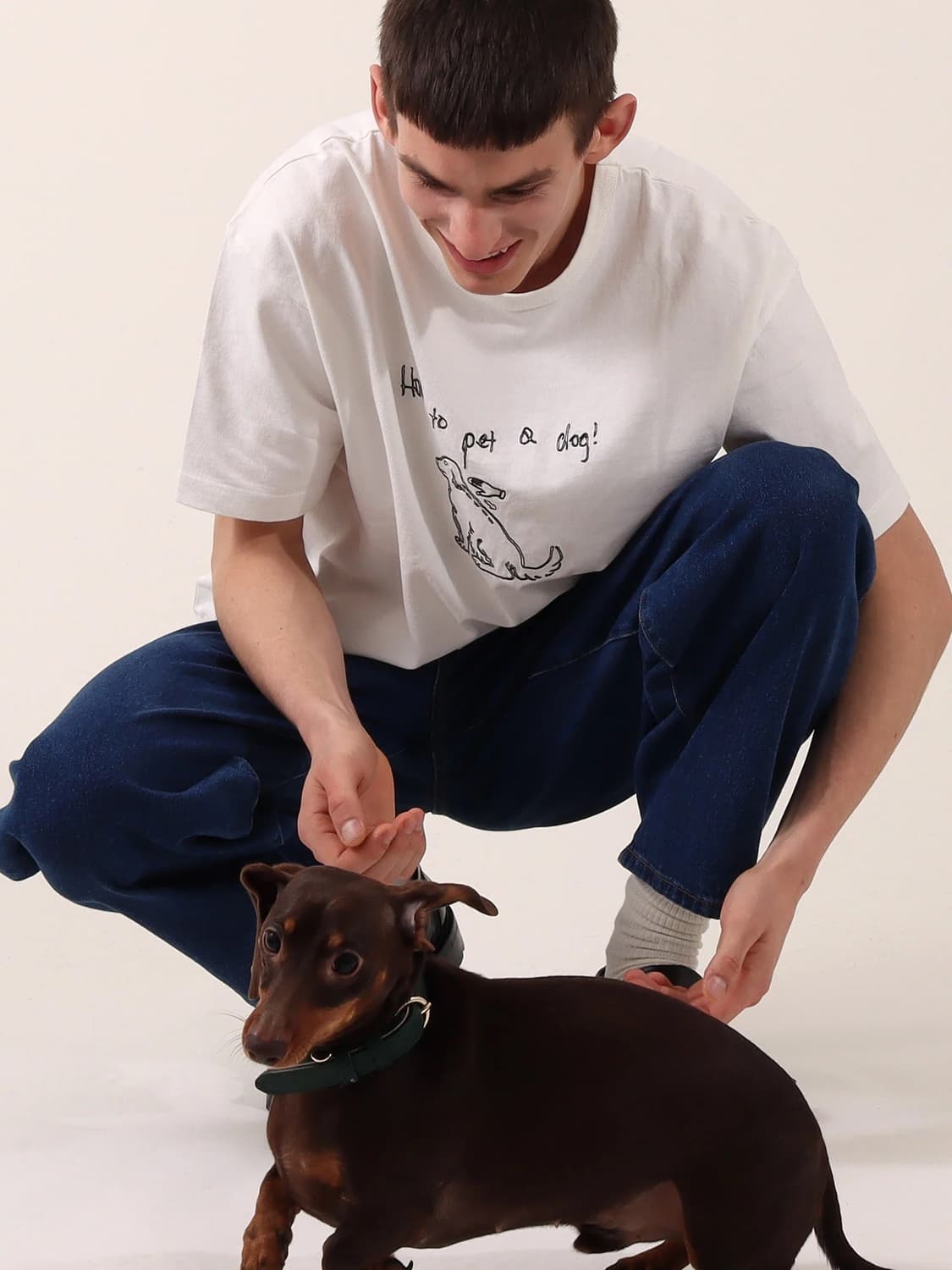 [XL]S.S 달리 How To Pet A Dog 티셔츠 상품이미지4