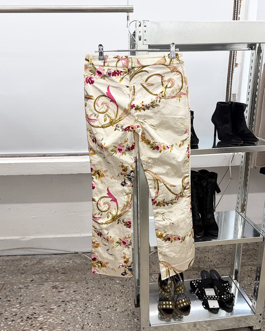 디올 by 존 갈리아노 2002F/W 플로럴 코듀로이 팬츠 상품이미지2