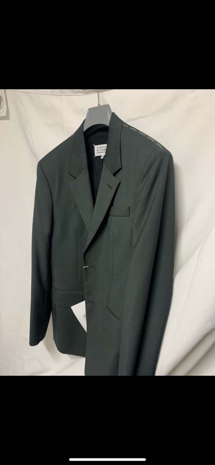 마르지엘라 수트 셋업“버진울-모헤어” 카키그린 50 상품이미지8