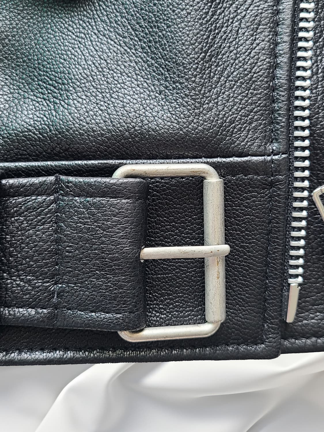 VELY SOME 블리썸 블랙 레더 라이더 자켓 상품이미지6