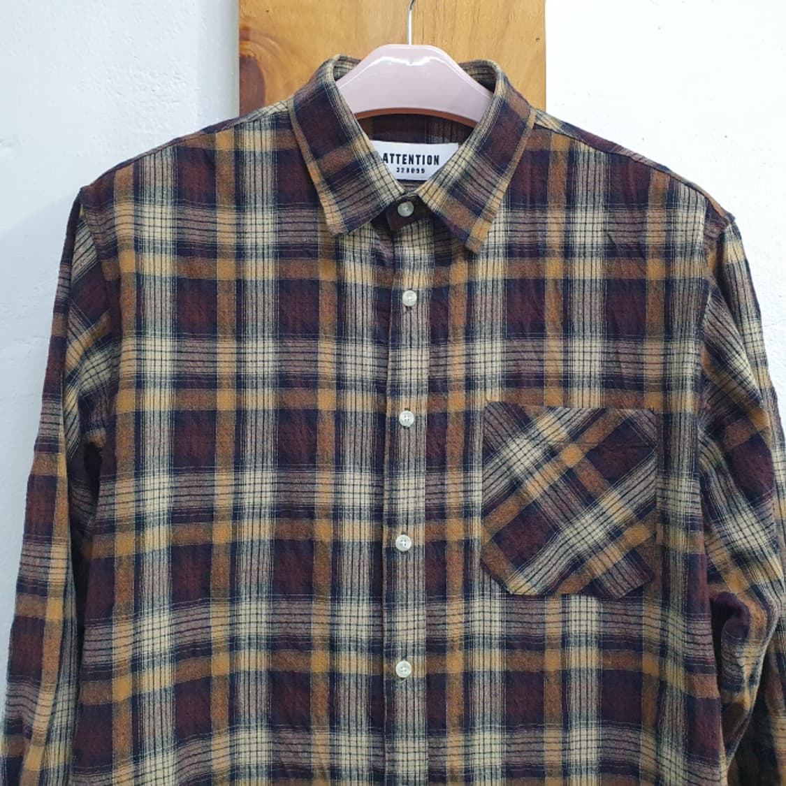 ATTENTION 체크 셔츠(105) 상품이미지2
