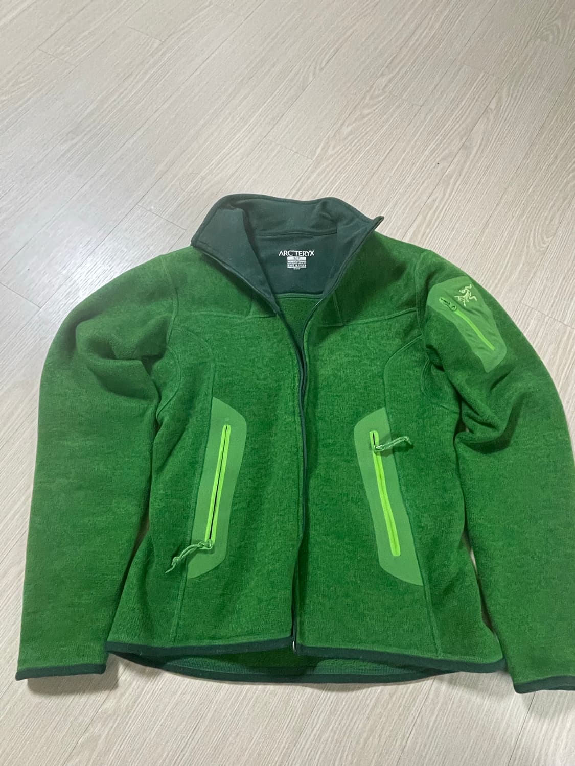 아크테릭스 코버트 폴라텍 플리스 자켓 그린 S/P 상품이미지1