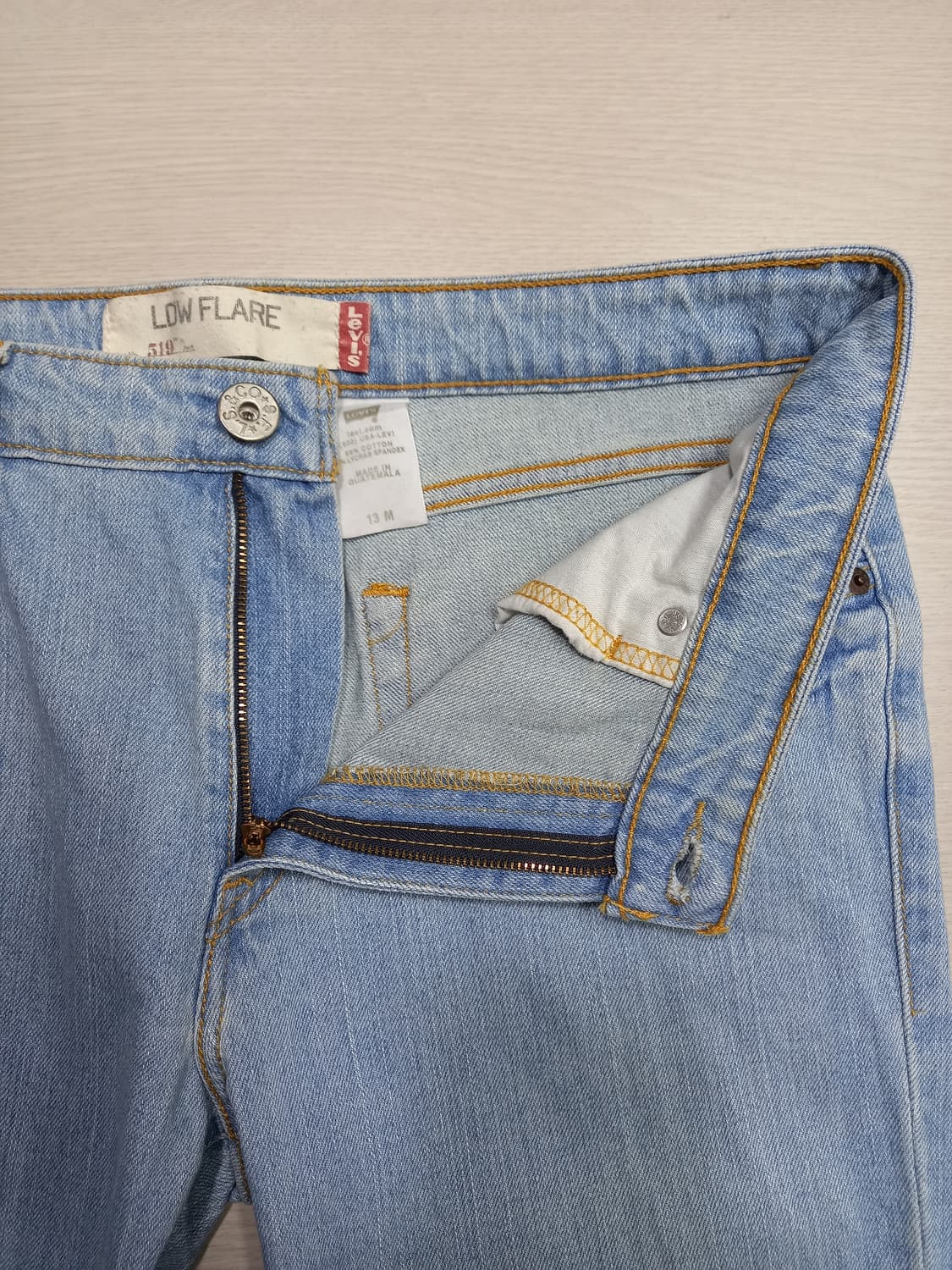 34 05's 리바이스519 여성용 스판 부츠컷 연청 34-578 상품이미지6