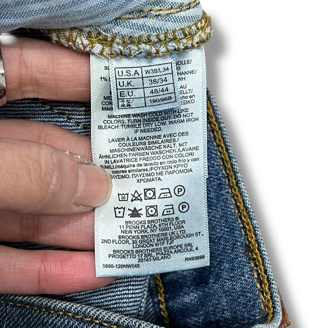 브룩스브라더스 워크 데님팬츠 s08682 상품이미지8