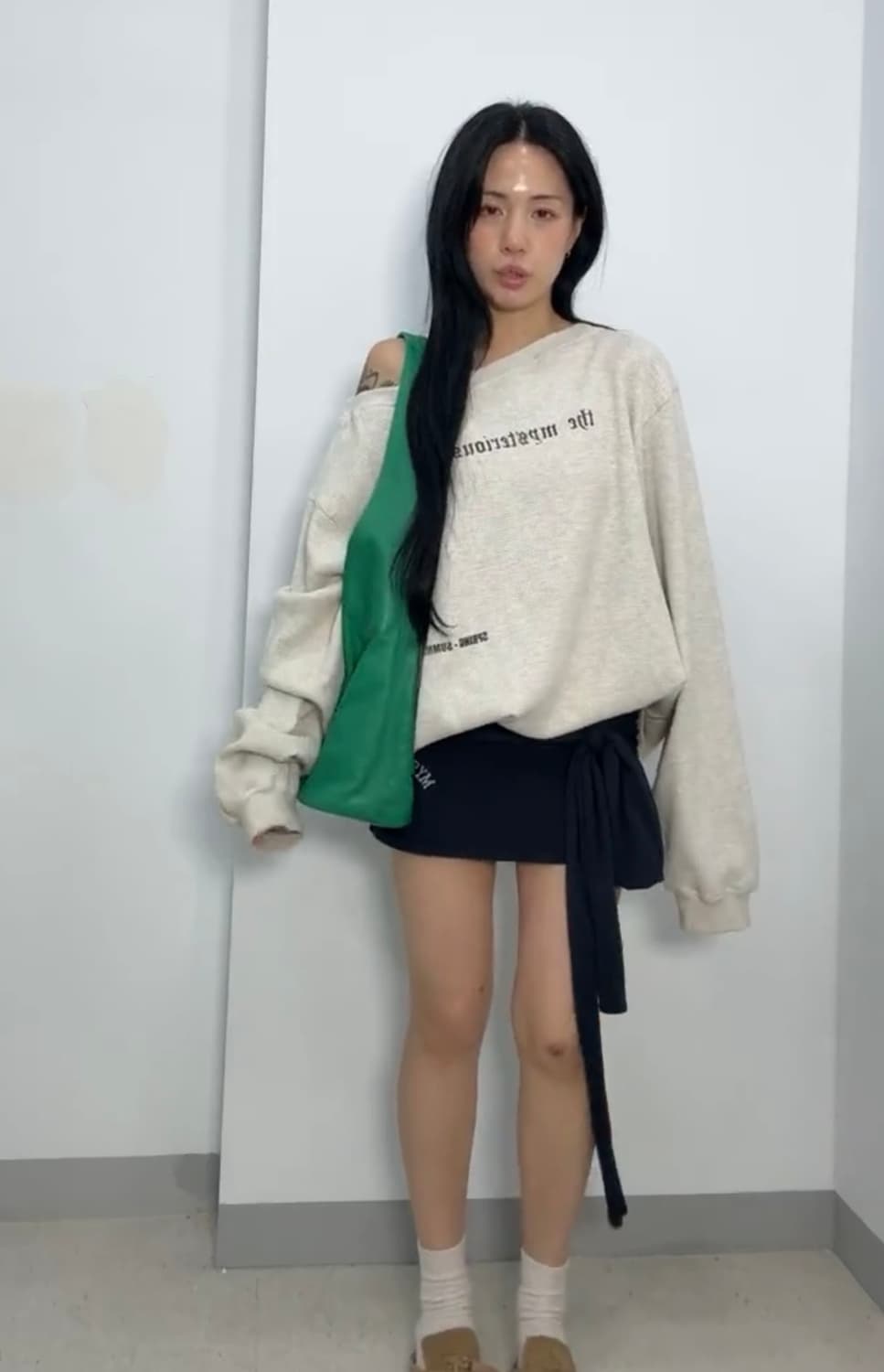 오늘만)더미스테리어스호텔 와플티 아이보리 상품이미지1