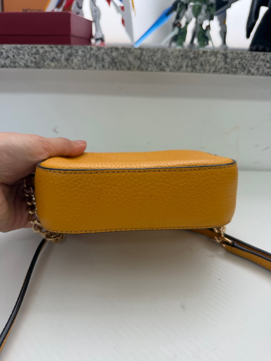 정품) 토리버치 옐로우 미니 크로스백 체인백  상품이미지6