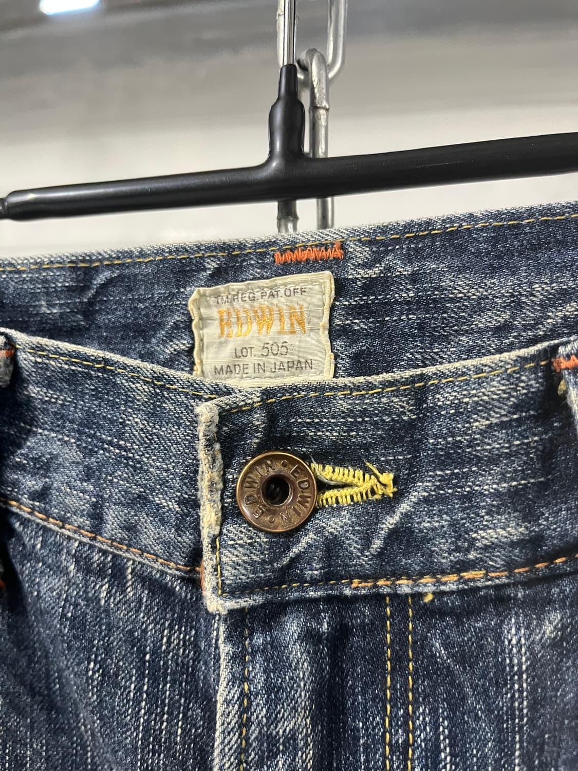 Edwin 505 x 511 orange-tab flare jean 상품이미지5