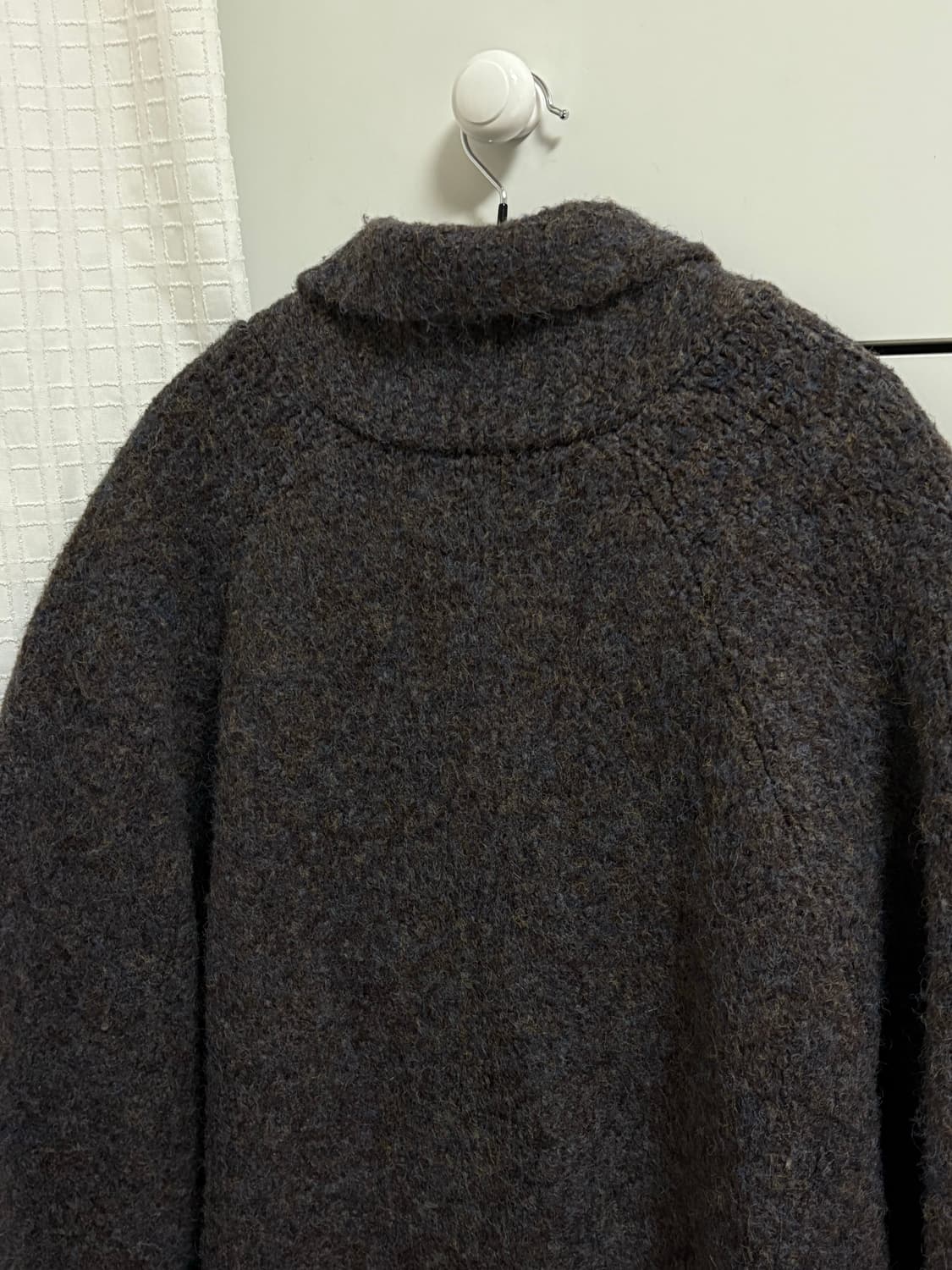 아트이프액츠 숄카라 니트 가디건 mountain mist 상품이미지2