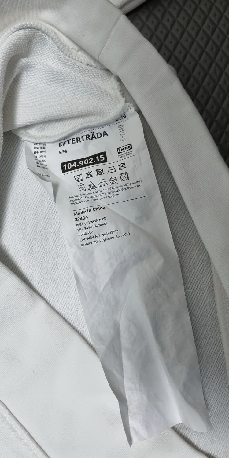 IKEA 이케아 에프테르트레다 후드티셔츠 상품이미지6