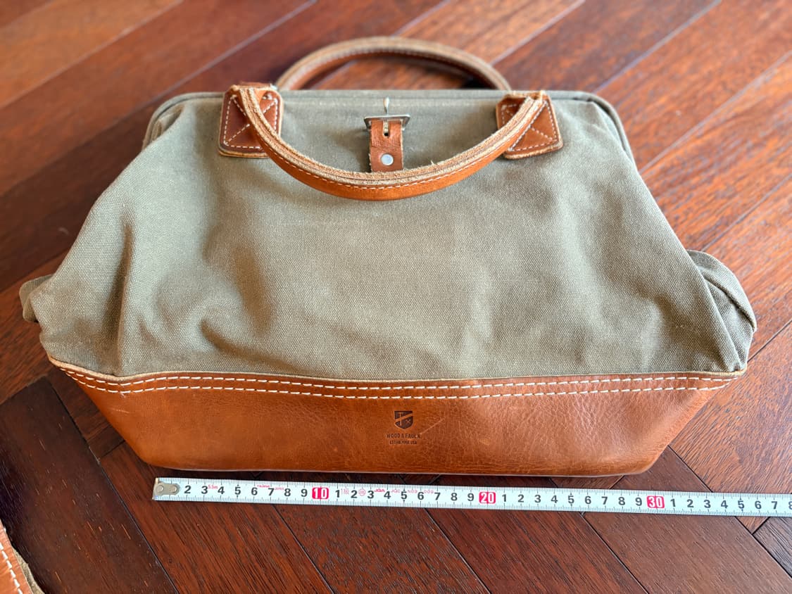Wood & Faulk 빈티지 여행용 토트백 상품이미지8