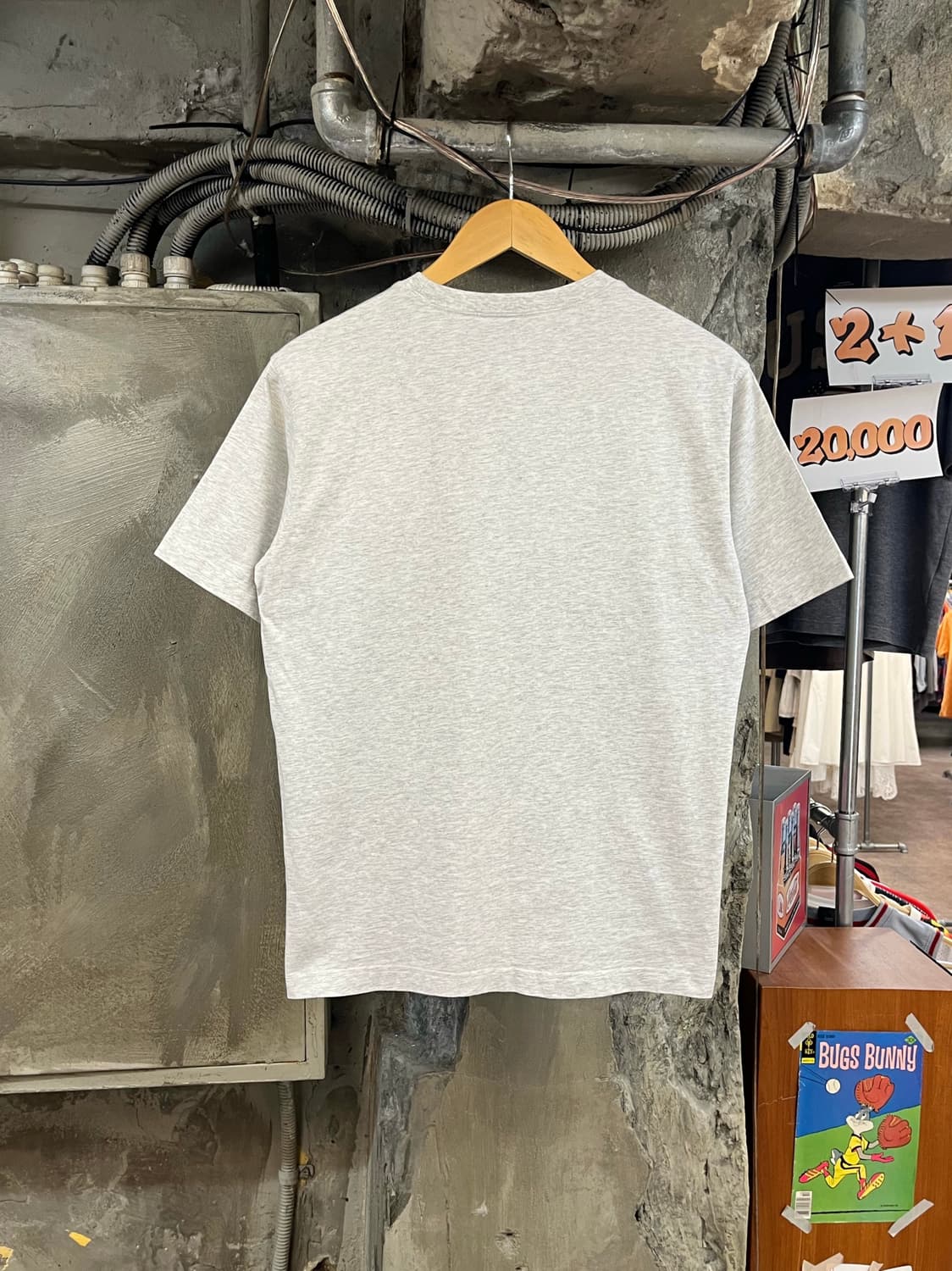 골 스튜디오 반팔티 라이트그레이 S #csz4055 상품이미지2