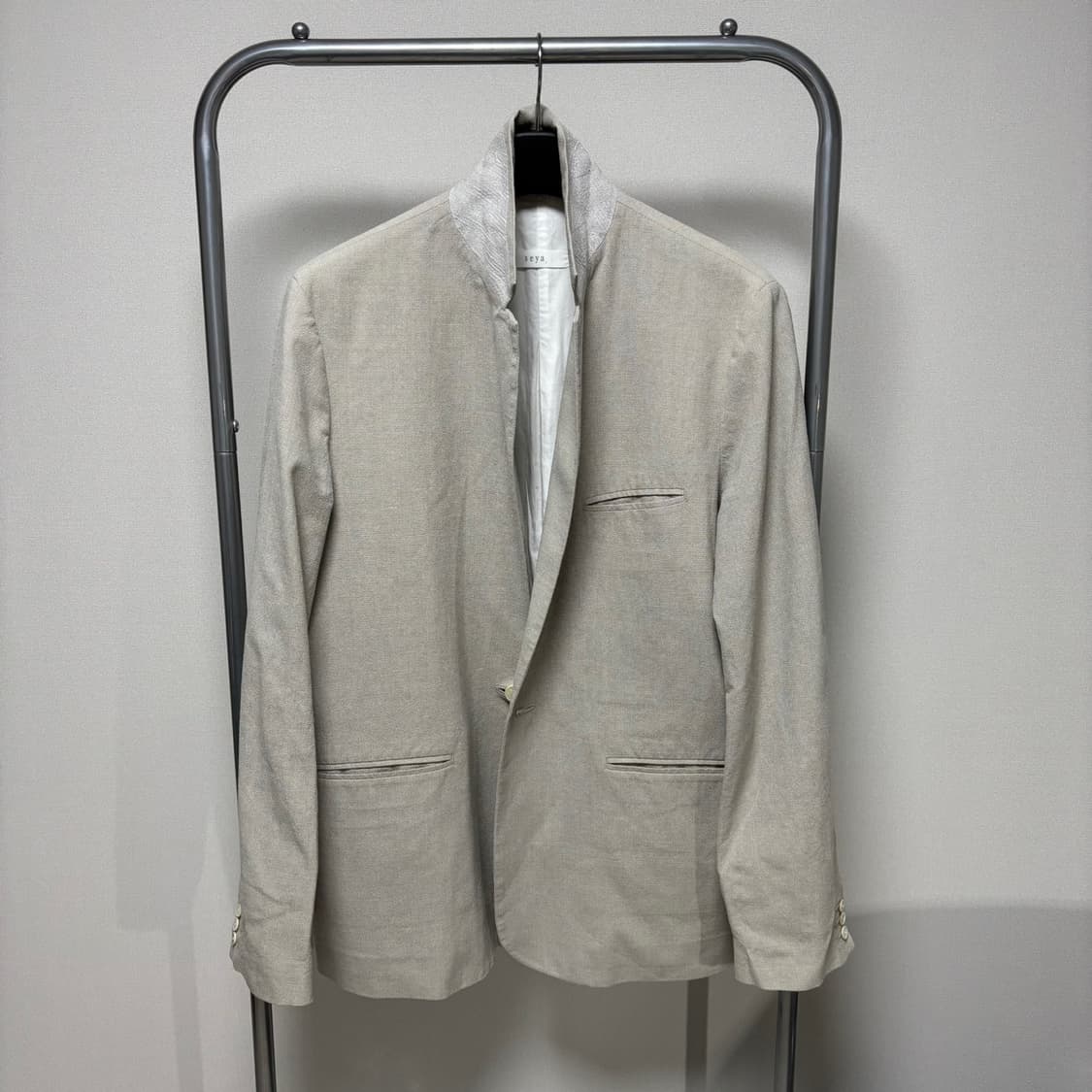 XL) seya 세야 드라이 울 실크 테일러드 자켓 상품이미지2
