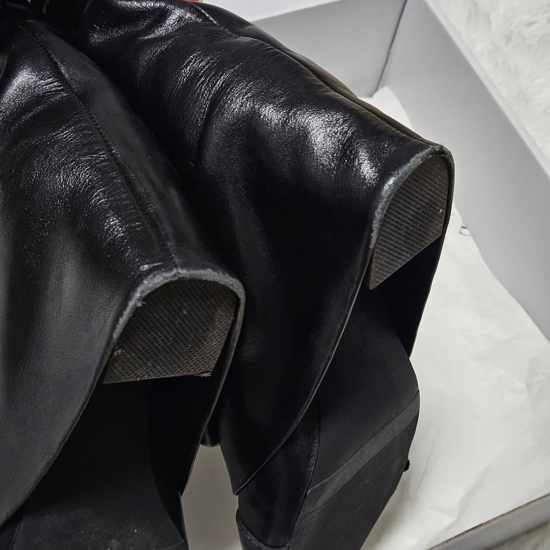 [250] 트리밍버드 슬라우치 볼륨 버클 부츠 /풀박스 상품이미지5