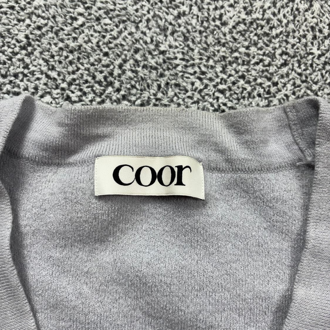 쿠어 그레이 패치 가디건 상품이미지3