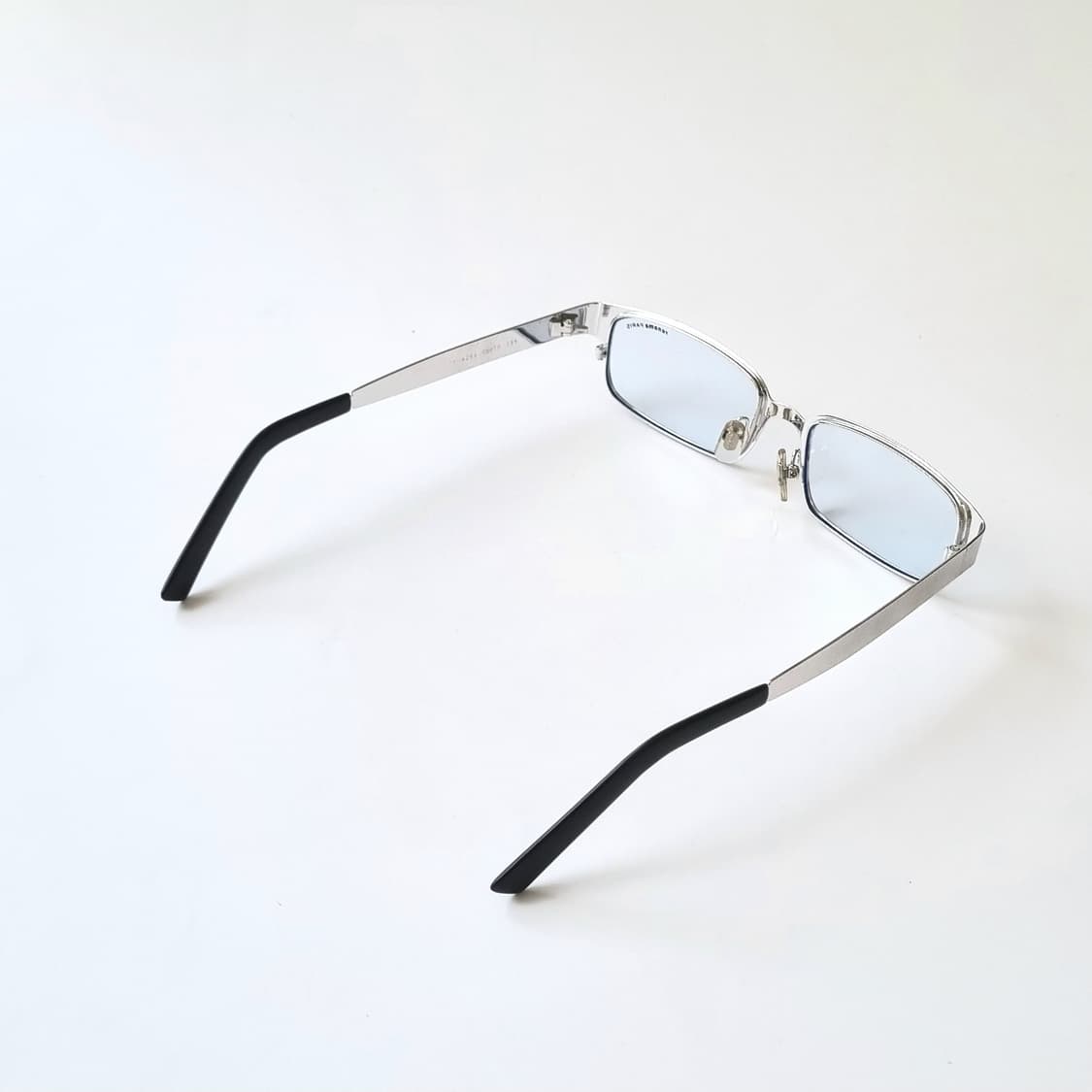데드스탁 실버 메탈 슬림 프레임 긱시크 안경테 792 상품이미지7