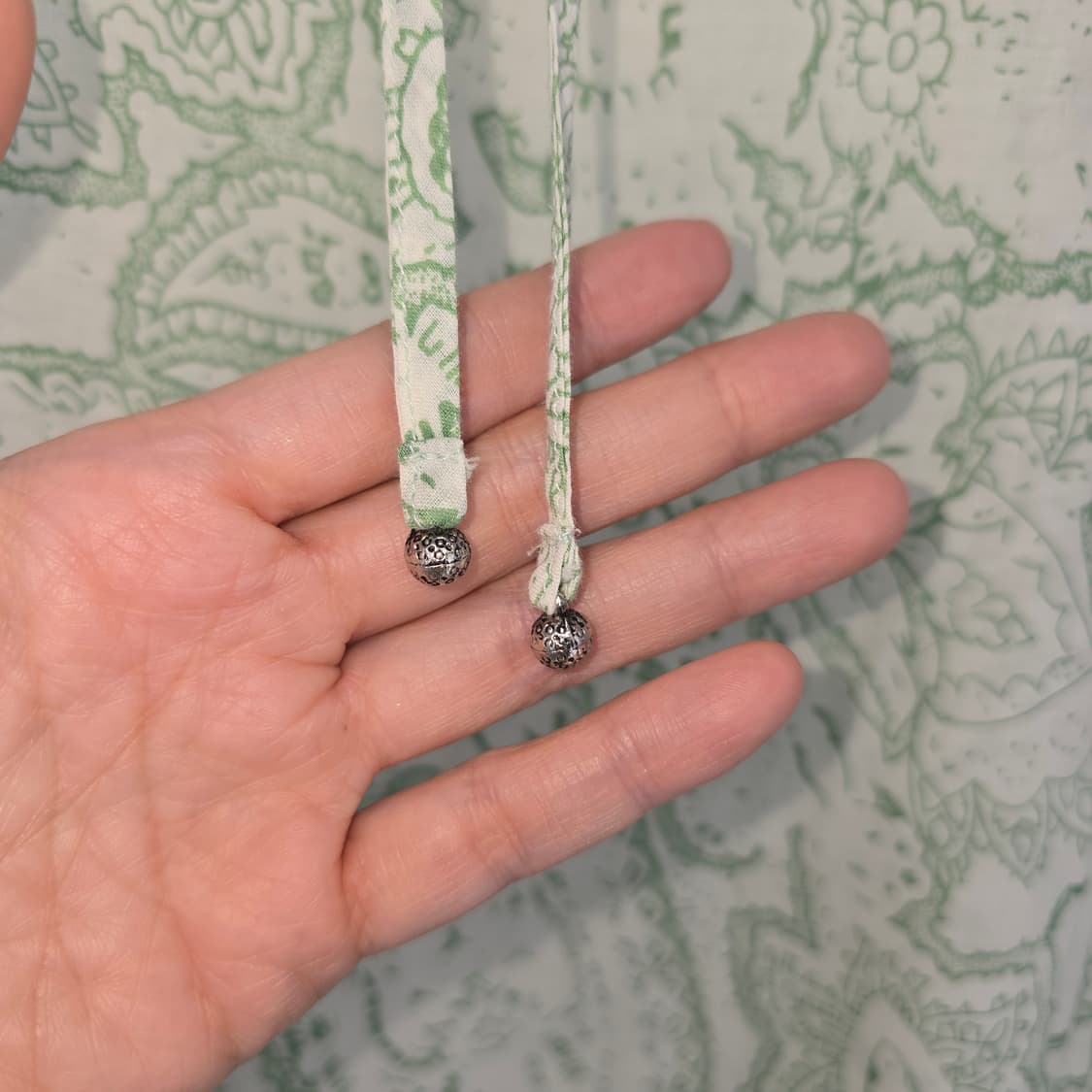 골든베어 페이즐리 반팔 블라우스 상품이미지4