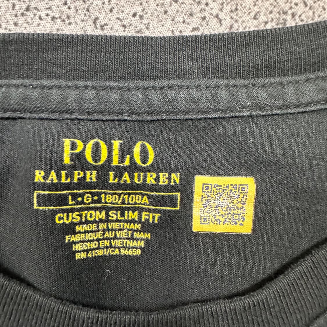 ✨ (바배) 폴로 랄프로렌 블랙 반팔티  상품이미지3