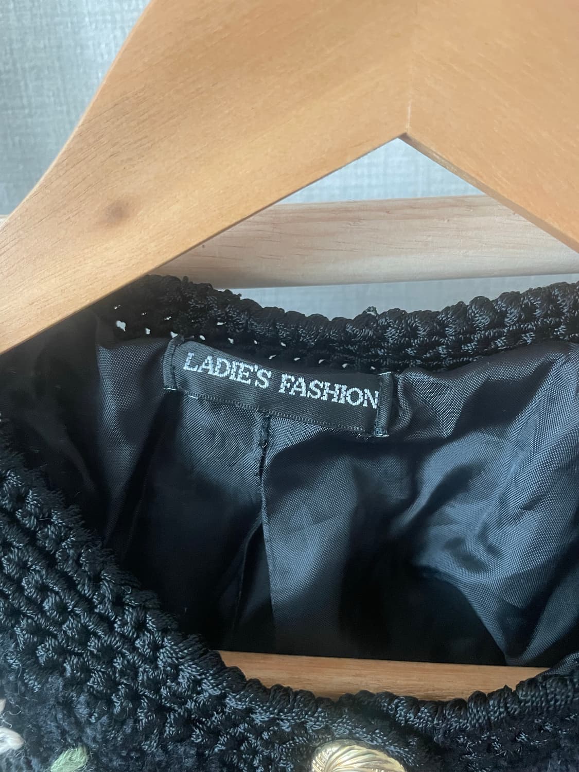 모리걸 빈티지 플라워 자수 가디건 🌸🖤 상품이미지2