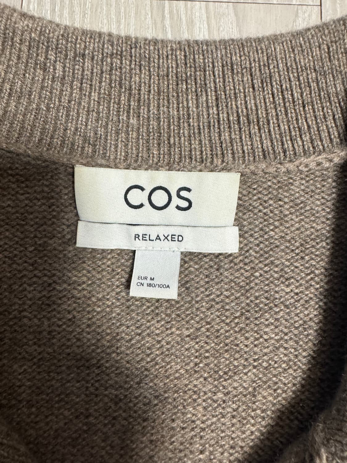 코스 / 릴렉스핏 폴로 캐시미어 니트 / M 상품이미지3