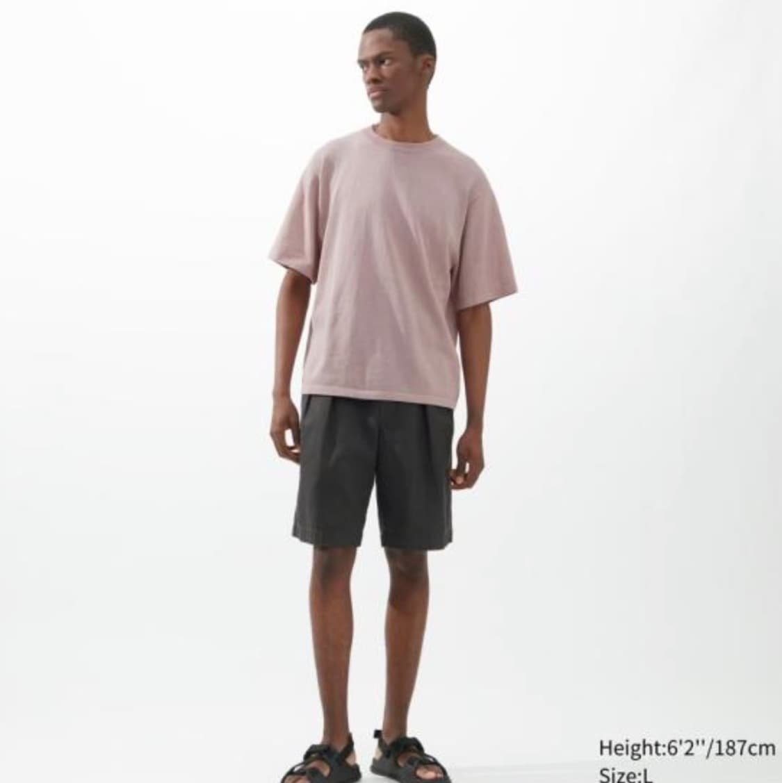 L/XL 르메르X유니클로 U 니트 반팔 티셔츠 상품이미지5