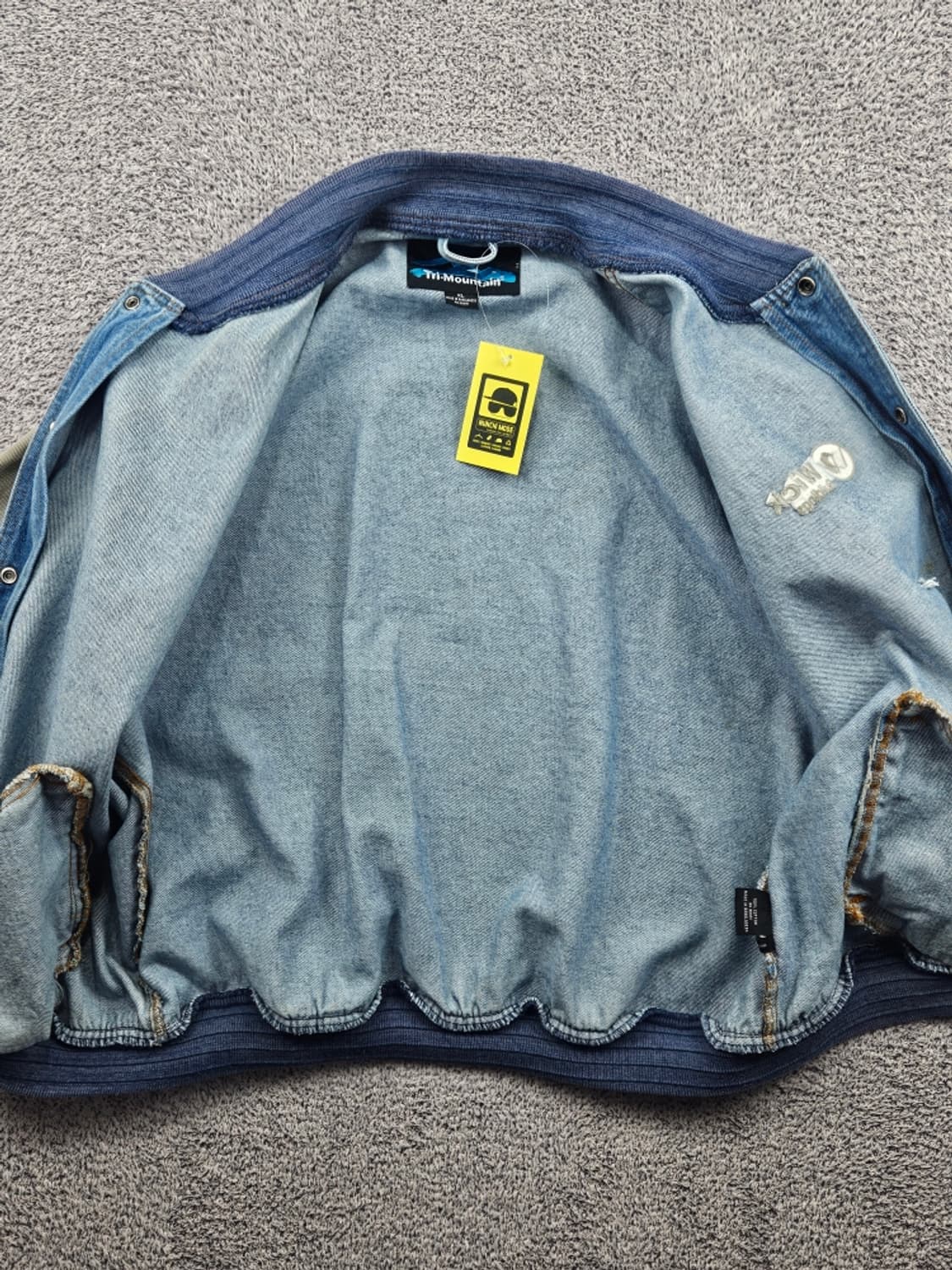 TRI 마운틴 코튼 데님 바시티 자켓 ( XL ) / 11579 상품이미지10