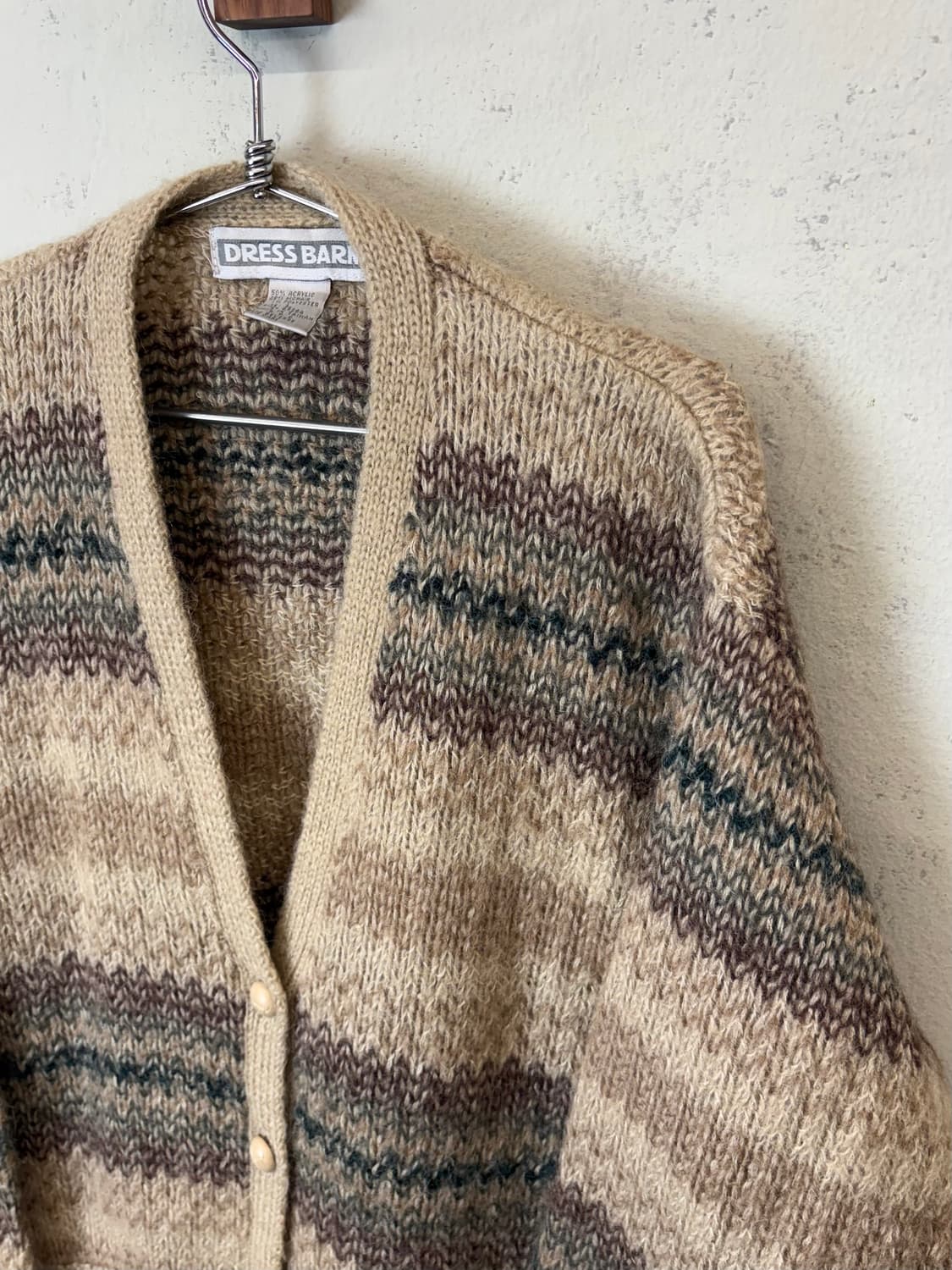 빈티지 모헤어 니트 가디건 상품이미지5