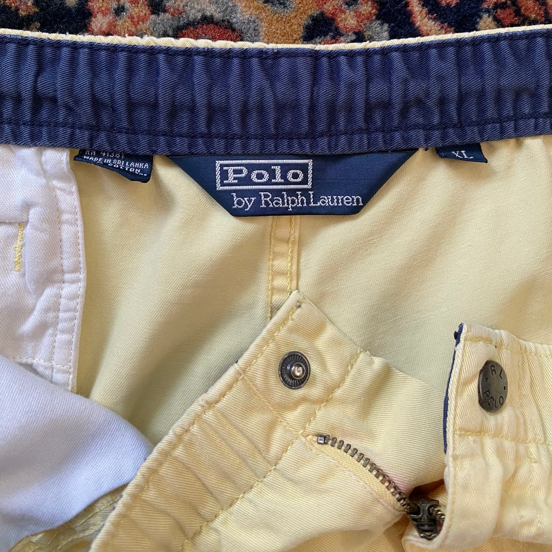 🌊90s Polo prepster shorts Yellow 상품이미지3