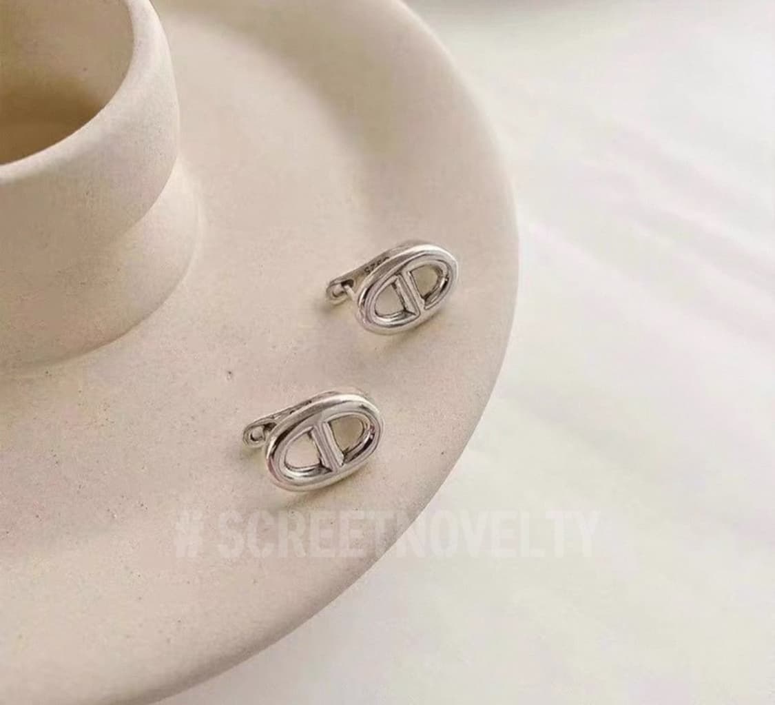 샹달 미니 실버 원터치 이어링 상품이미지2