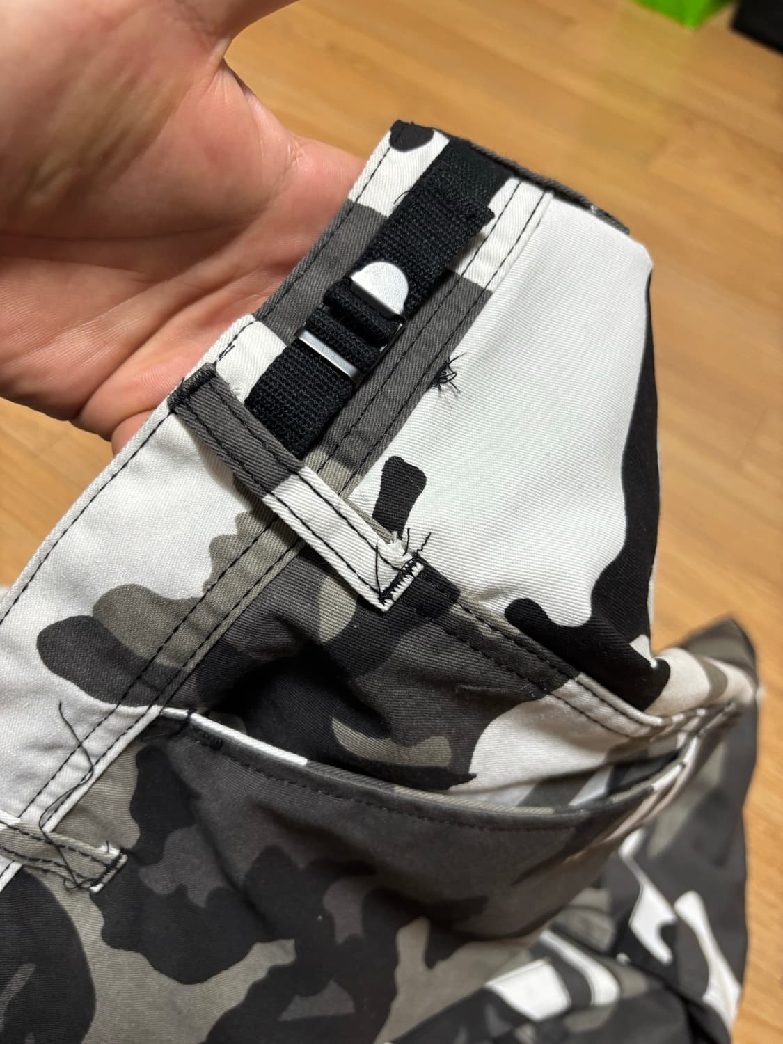 그레이 밀리터리 카모 카고 바지 상품이미지8