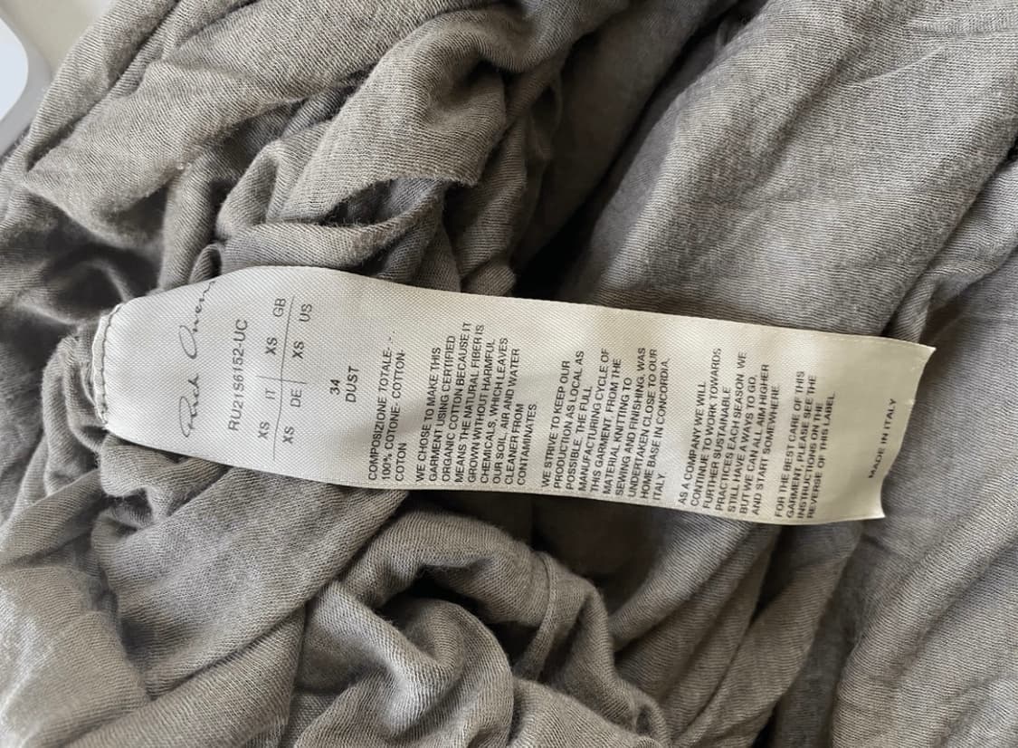 릭오웬스 더블 레이어 슬리브리스 상품이미지3