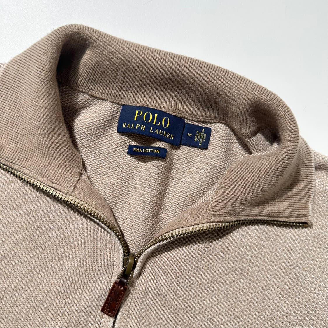 폴로 랄프로렌 피마코튼 하프집업 니트 상품이미지4