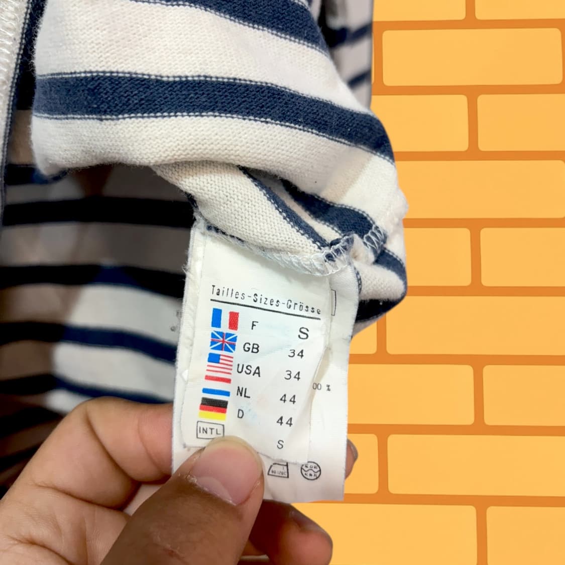 세인트 제임스 x 투써드 스트라이프 보더티 (L) 상품이미지7