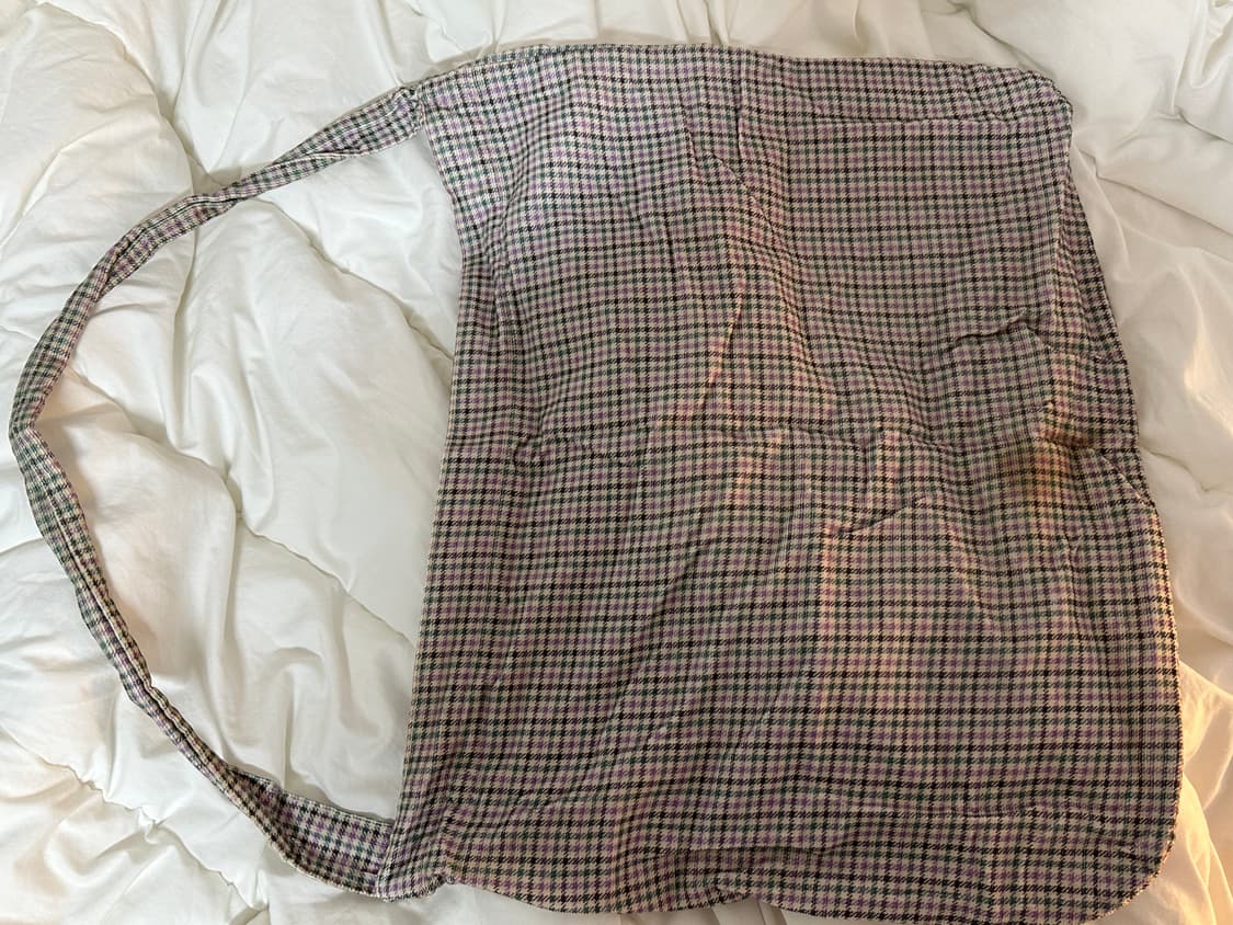 이미스 에코백 체크 상품이미지1