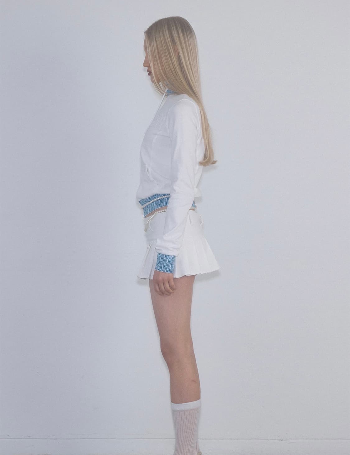 [SCULPTOR] Heavenly Gingham Track Jacket 상품이미지3