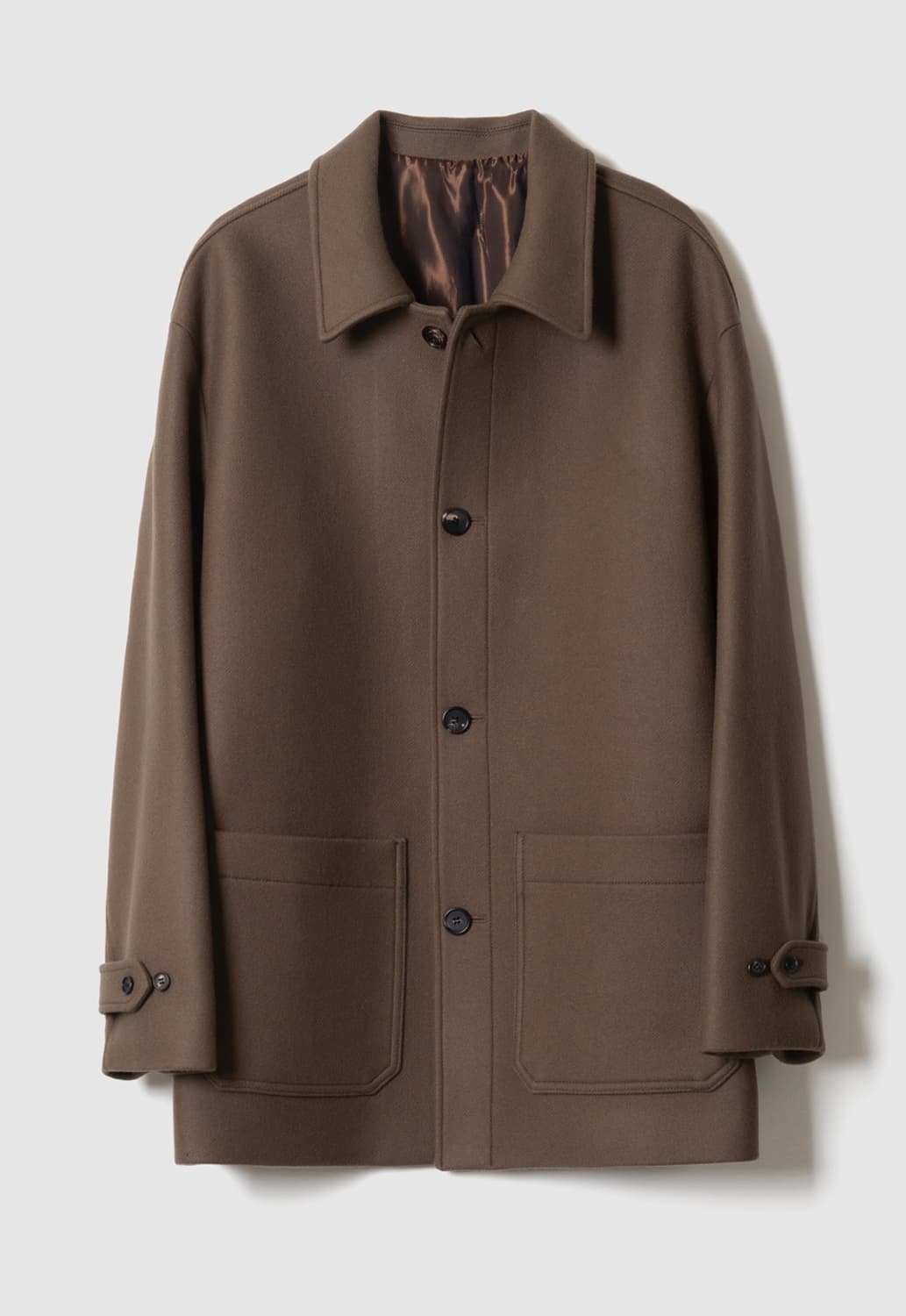 포커페이스 / 하프코트 브라운 / 50사이즈 상품이미지1