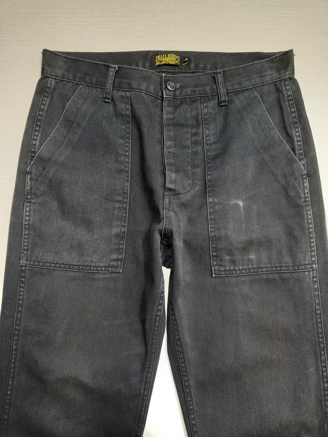 32 SMALL BIRD'S Seoul 퍼티그 팬츠 블랙 32-309 상품이미지3