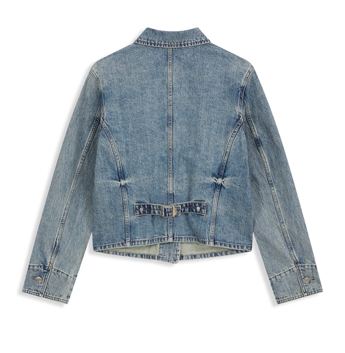 OPEN YY DENIM TRUCKER JACKET BLUE 상품이미지3