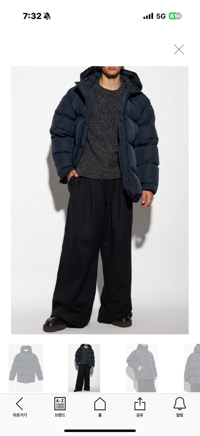 드리스반노튼 패딩 L 상품이미지2