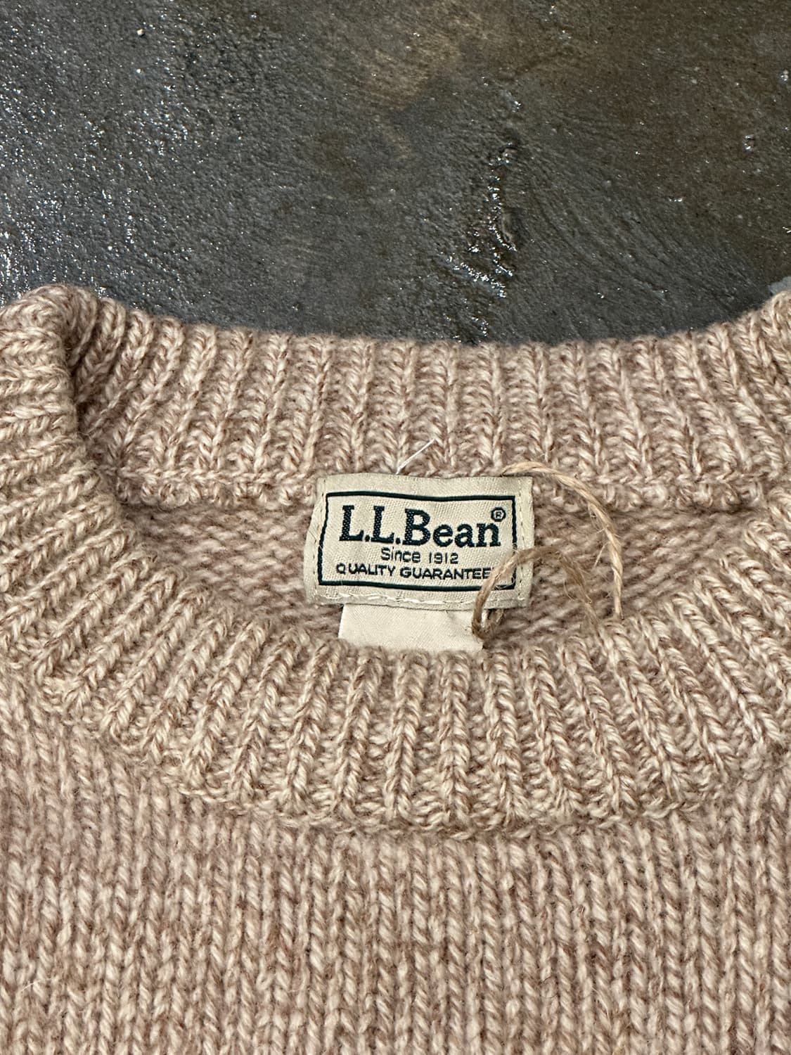L.L.Bean 엘엘빈 베이지 니트 스웨터 xxl 상품이미지3