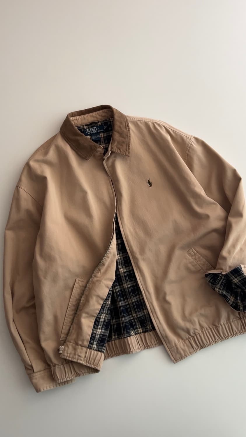 폴로 랄프로렌 코듀로이 카라 코튼 자켓 XL 상품이미지2